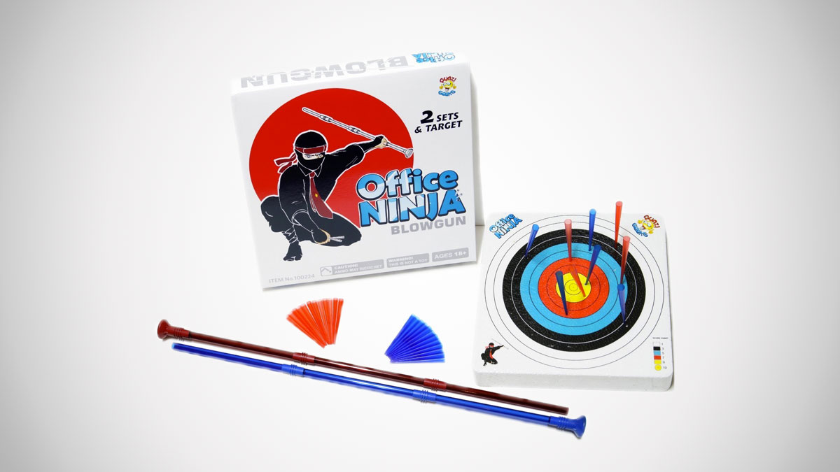 Office Ninja Blowgun Desk Toy Office Ninja Blowgun Desk Toy