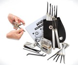 Secure Pro Practice Padlock & 15-Piece Lock Pick Set