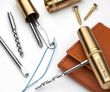 Garrett Wade Brass Capsule Multi-Tool Garrett Wade Brass Capsule Multi-Tool