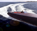 Zebra Electric Wooden Boat