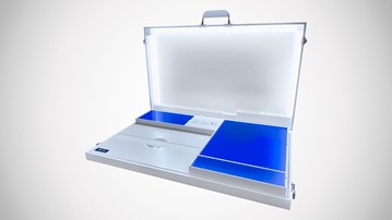 Worky Home Office in a Briefcase Worky Home Office in a Briefcase