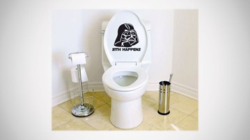 Sith Happens Darth Vader Toilet Decal