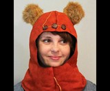 Ewok Costume Hood Closeup