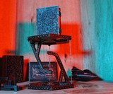 Steampunk Tensegrity Optical Illusion Table