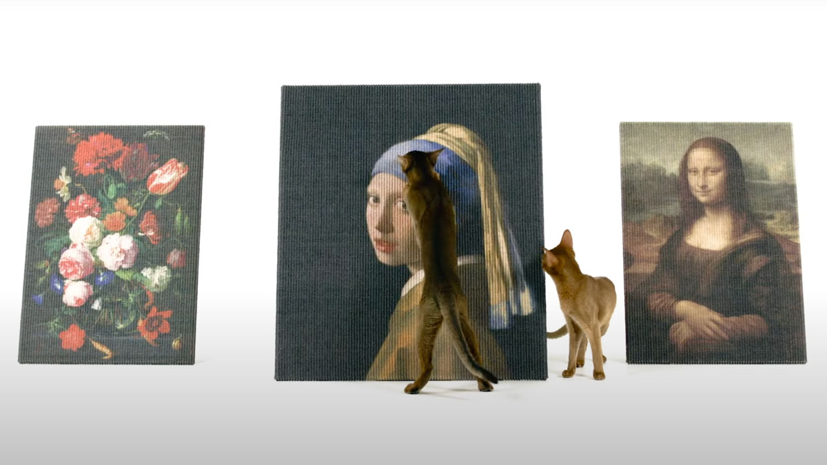 Copycat Art Scratcher - Famous Art Cat Scratchers
