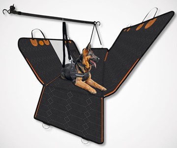 Dog Car Seat Hammock with Zipline