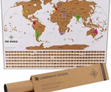 Where I've Been Scratch-Off Map
