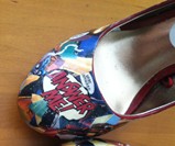 Comic Book High Heels