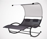 aCompatible Double Chaise Rocker
