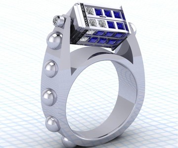 TARDIS Ring TARDIS Ring