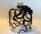 Kraken Flasks - Black, Back View