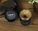Self-Stirring Camera Lens Mug