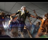 George Washington Fighting Zombies