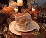 Human Skull Bowl