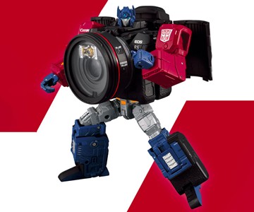 Transformers x Canon Optimus Prime EOS R5 Camera Transformers x Canon Optimus Prime EOS R5 Camera