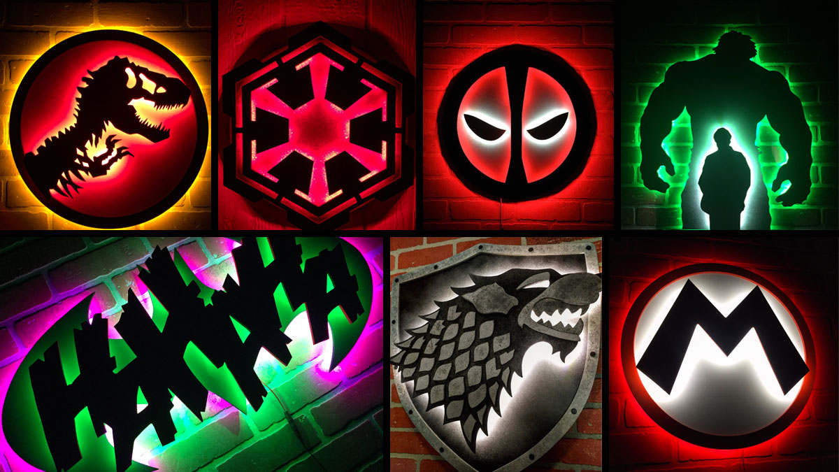 Rock Yur Wall LED Art Rock Yur Wall LED Art