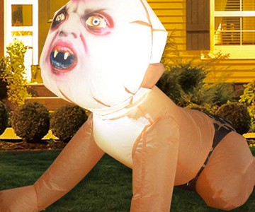 4' Inflatable Zombie Baby