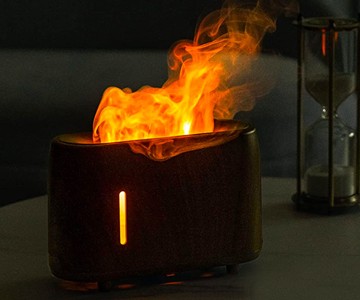 Heatless Flame Essential Oil Diffuser & Humidifier Heatless Flame Essential Oil Diffuser & Humidifier