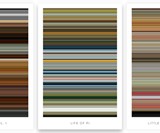 The Colors of Motion - Condensed Movie Frame Prints