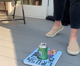 The Crushboard Portable Beer Can Crushing Mat