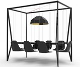 Black Swing Table