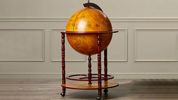 16th-Century Italian Old World Globe Bar