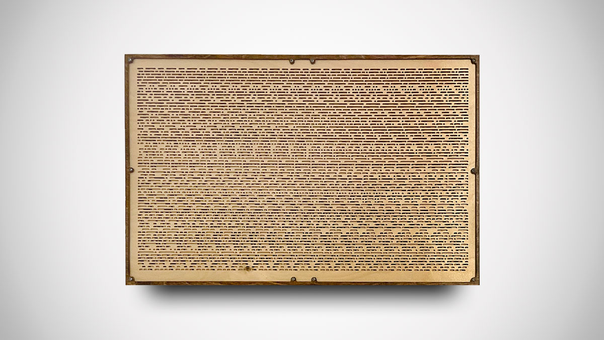 Nymphaea 3D Wood Cutout Magic Eye Art Nymphaea 3D Wood Cutout Magic Eye Art