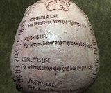 Hand-Carved Mandalorian Oath Skull