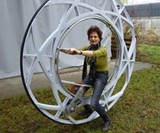 Woman on Monovelo