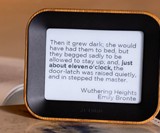 Author Clock - Literary Quote Time Display