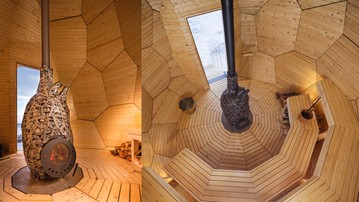 Solar Egg - The Golden Egg Sauna
