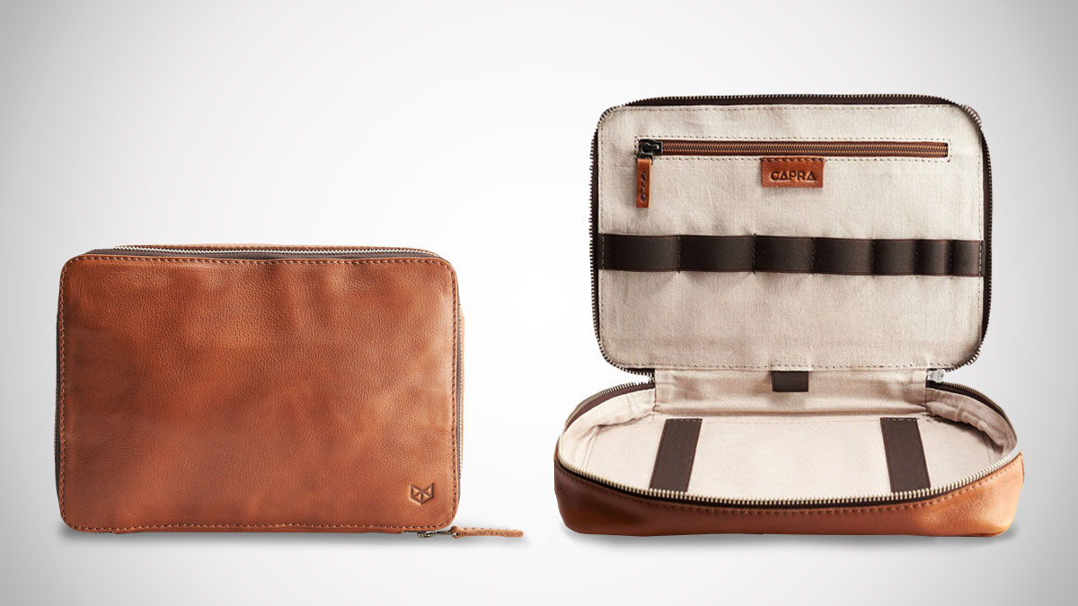 Capra Leather Gadget Bag Capra Leather Gadget Bag