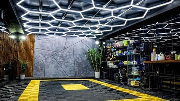 Hexa-LED Honeycomb Light Fixture Hexa-LED Honeycomb Light Fixture