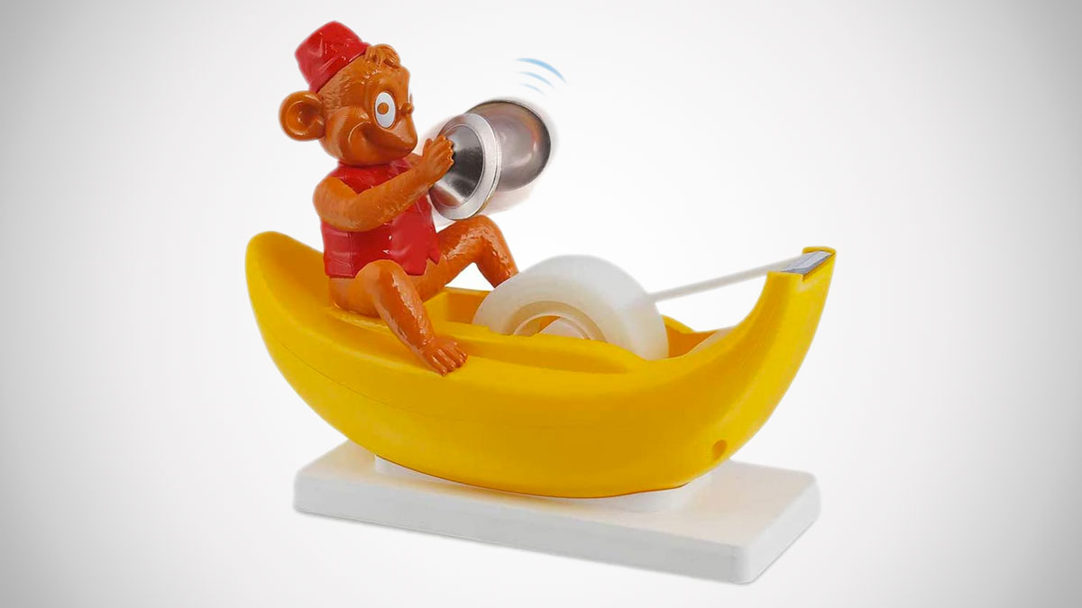 Clapping Monkey with Cymbals Tape Dispenser Clapping Monkey with Cymbals Tape Dispenser