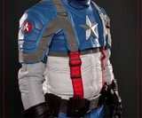 Midsection of Captain America Motorcycle Suit