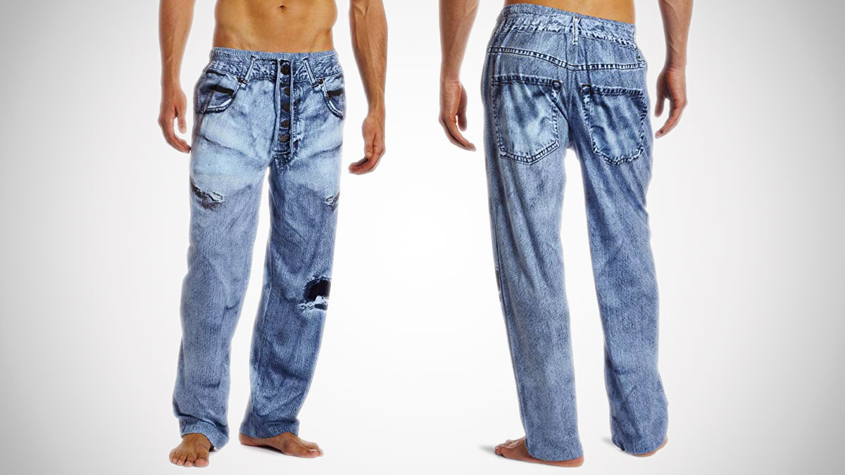 Men's Faux Denim Pajama Pants Men's Faux Denim Pajama Pants