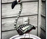 Zombie Lawn Flamingo