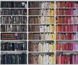Library Wallpaper - Black to Pink