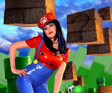 Super Mario Latex Dress Super Mario Latex Dress