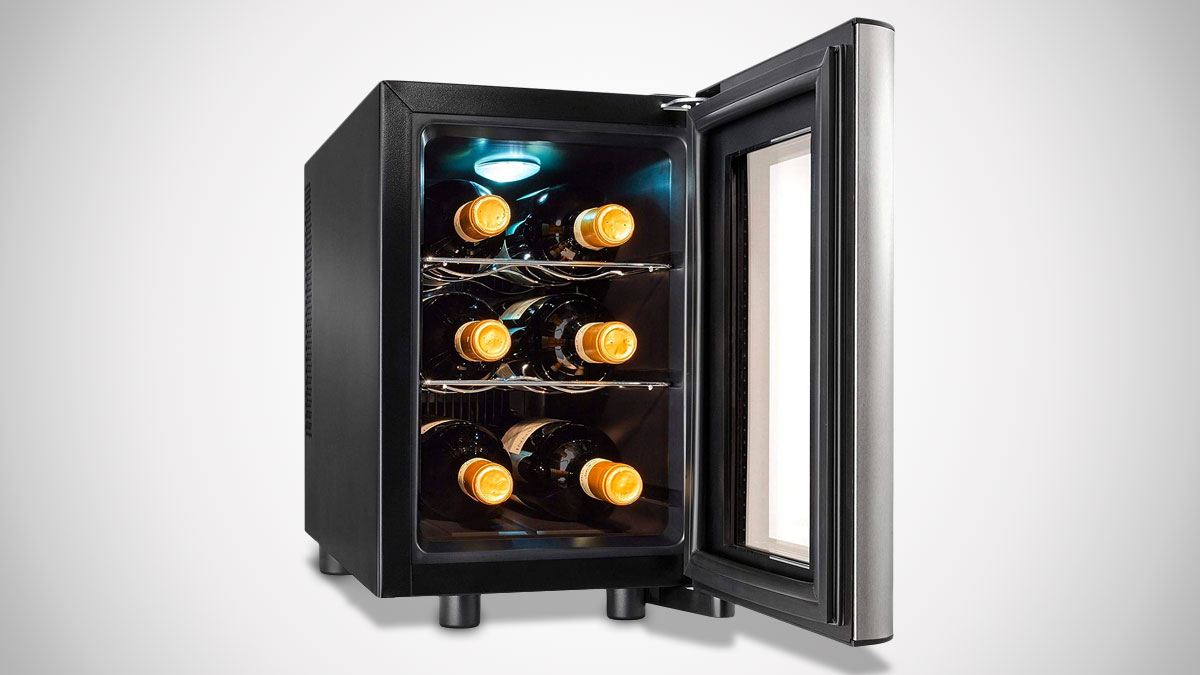 Wine Enthusiast 6-Bottle Mini Wine Fridge Wine Enthusiast 6-Bottle Mini Wine Fridge