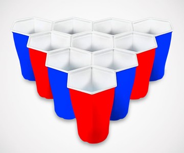 Hexcup Reusable Beer Pong Cups