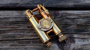 Steampunk Brass & Copper Lighter Steampunk Brass & Copper Lighter