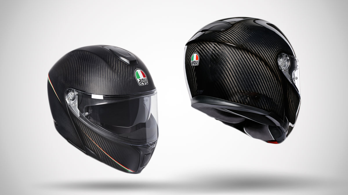 AGV SPORTMODULAR Carbon Fiber Modular Helmet AGV SPORTMODULAR Carbon Fiber Modular Helmet