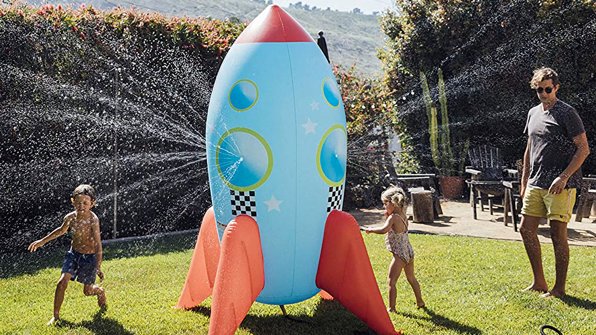 Inflatable Rocketship Sprinkler Inflatable Rocketship Sprinkler