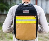 Recycled Firefighter Chief Everyday Carry Backpack