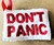 Don't Panic Keychain Towel Don't Panic Keychain Towel
