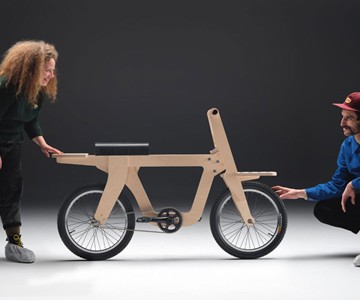 OpenBike Open-Source DIY Plywood Bicycle