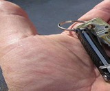 Pocket Samurai Titanium Keychain Knife