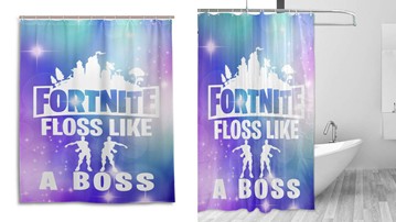 Floss Like a Boss Shower Curtain