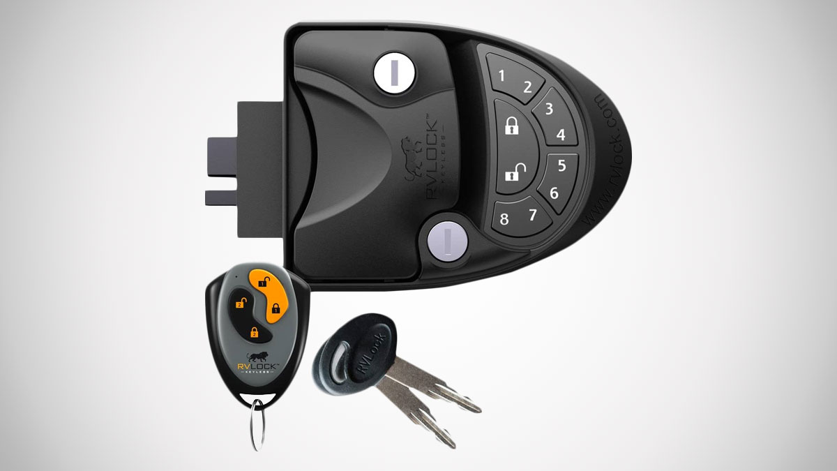 RVLock V4 Keyless Entry Handle with Keypad & Fob RVLock V4 Keyless Entry Handle with Keypad & Fob